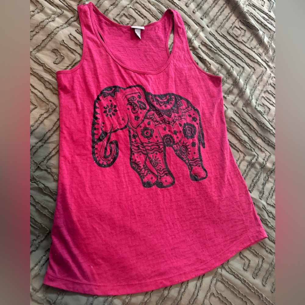 Vanity Deep Red Tank top - Picture 3 of 3